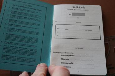 Preview: Reprint pay book of the Luftwaffe unused